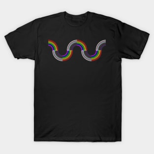 Progress Pride Neon Light Rainbow 1 T-Shirt